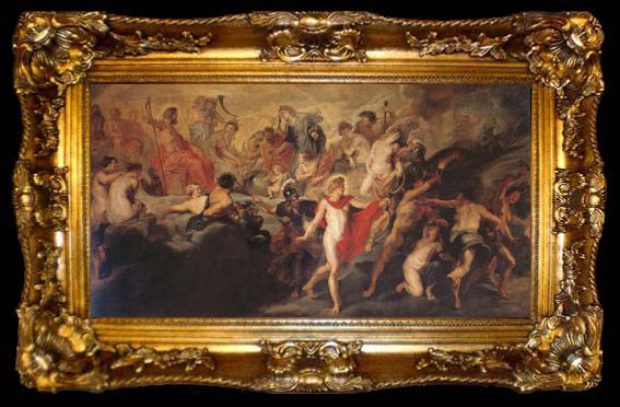 framed  Peter Paul Rubens The Council of the Gods (mk05), ta009-2